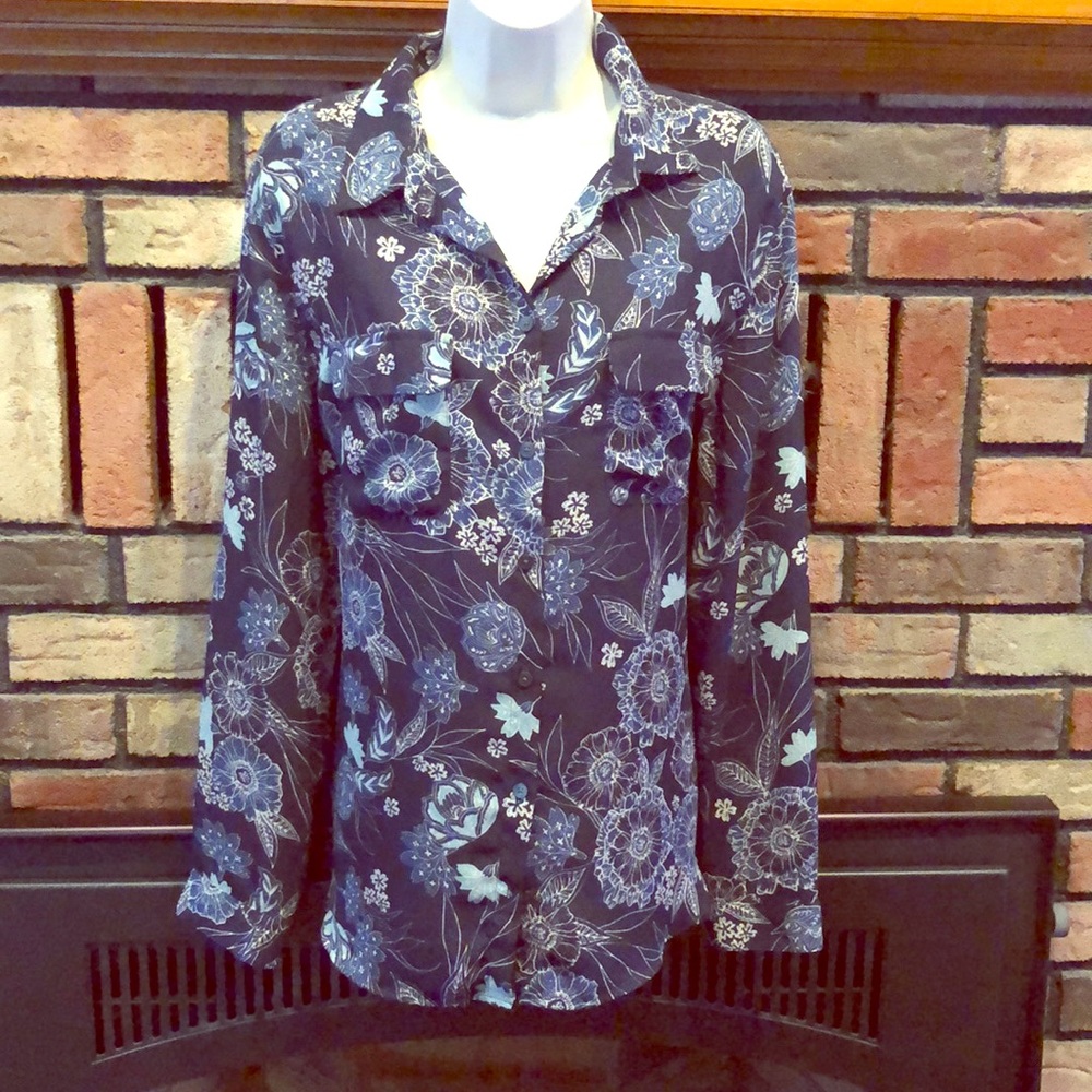 **Loft Perfect Floral Blouse XL